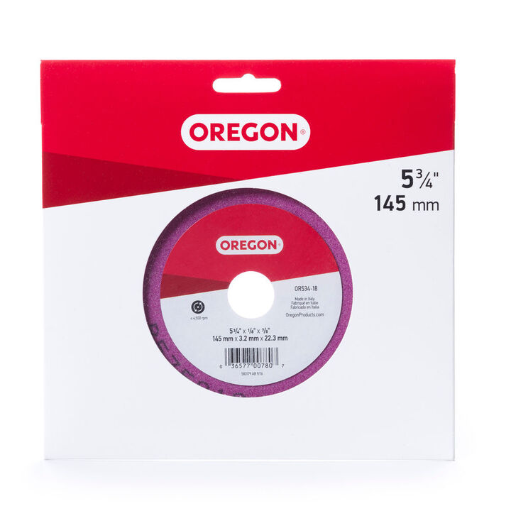 Oregon 5 3/4 Inch x 1/8 Inch x 7/8 Inch Vitrified Grinding Wheel, large image number 3