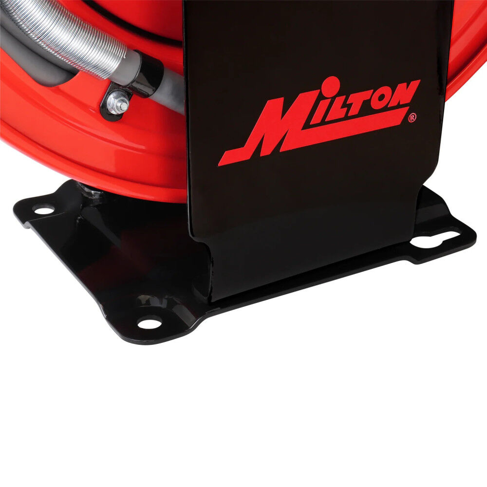 Milton 3/8 Inch x 50 Ft All-In-One Pressure Washer Hose Reel with Kevlar Braided Hose, large image number 5