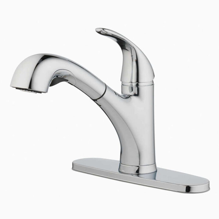 Oakbrook Pacifica Pull Out Kitchen Faucet One Handle Chrome, large image number 1