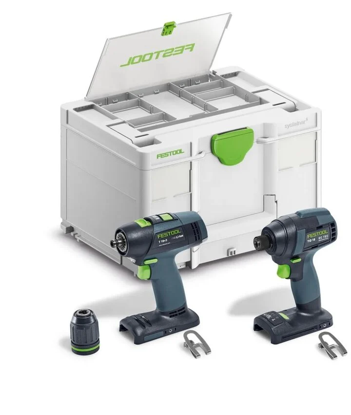 Festool TID 18 Impact Driver and T18 Drill Driver (Bare Tool) Set