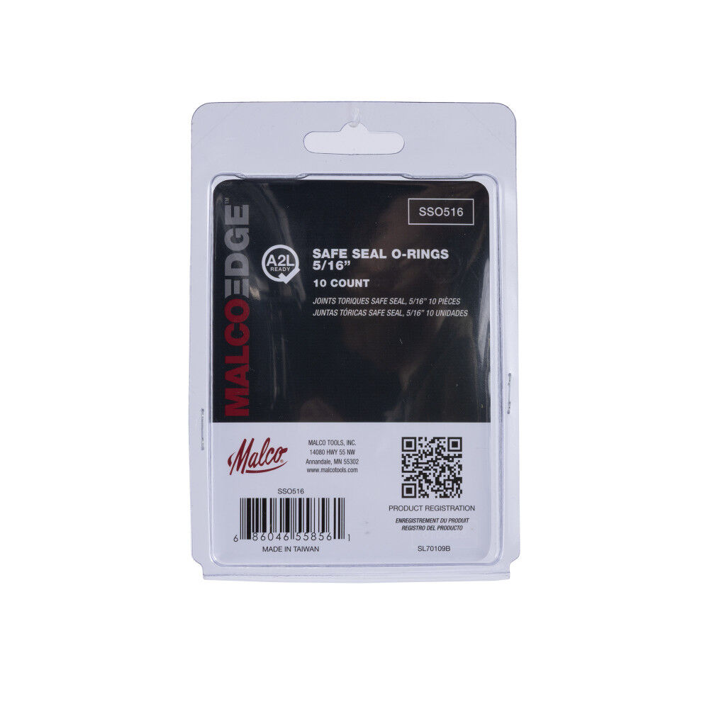 Malco Products MalcoEdge SSO516 Safe Seal HNBR O-Ring for SafeSeal Hoses 10 Pieces, large image number 4