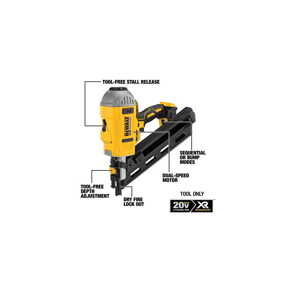 Dewalt dcn692b 20v max xr brushless dual speed framing nailer 2025