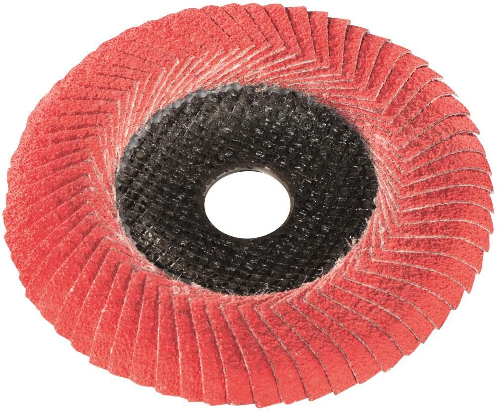 Metabo Promotional 5 Inch x 7/8 Inch P60 Ceramic Convex Flap Disc, large image number 1