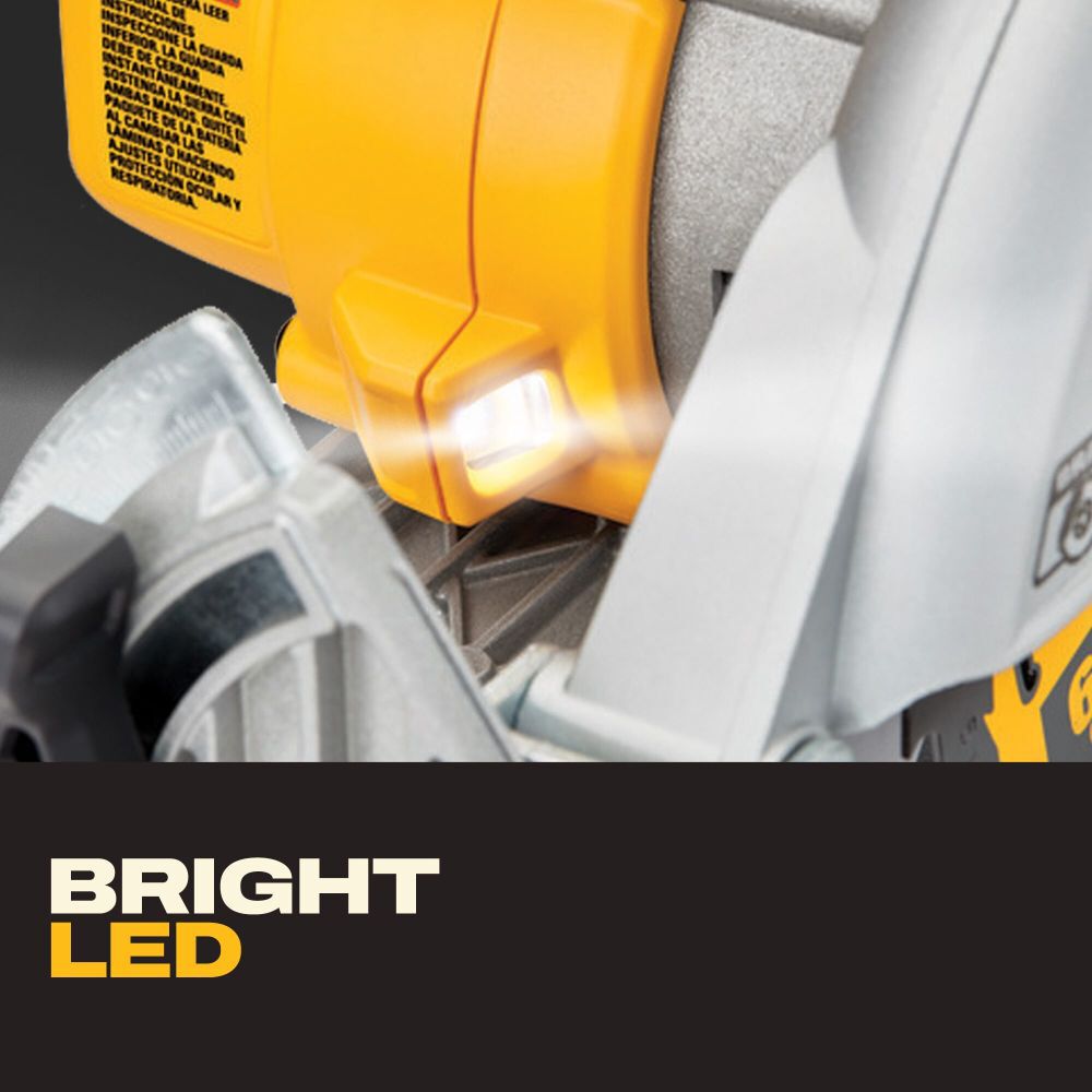 DEWALT 20V MAX 6 1/2 Inch Brushless Cordless Circular Saw Kit, large image number 7