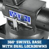 Wilton 5 1/2in 1755XC Tradesman XC Round Channel Bench Vise, small