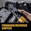 DEWALT 20V MAX XR 3/8 in & 1/2 in Sealed Head Ratchet Cordless (Bare Tool), small image number 5