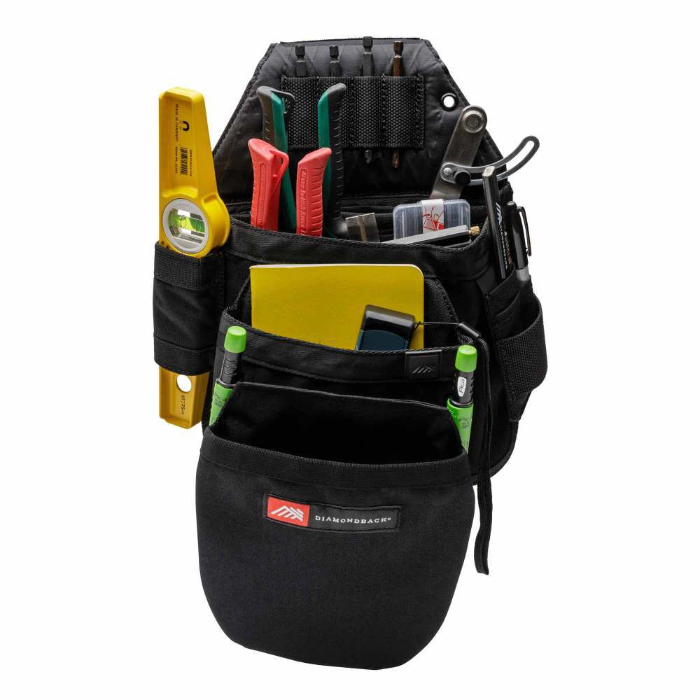 Diamondback Toolbelts Thor X Black Right Side Pouch with Hook & Loop Closure, large image number 9