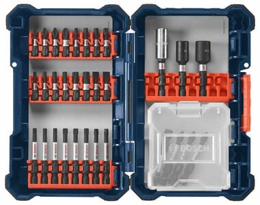 Bosch 32 pc. Impact Tough Screwdriving Custom Case System Set