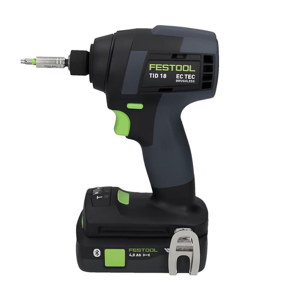 Festool TID 18 18V Impact Driver Kit with 4 Ah Batteries, large image number 3