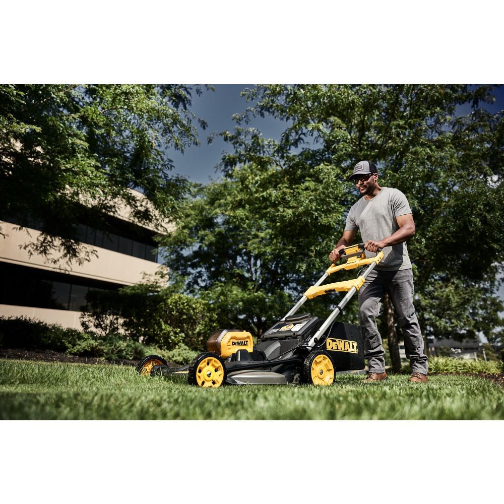 Dewalt 60v max lawn mower deals