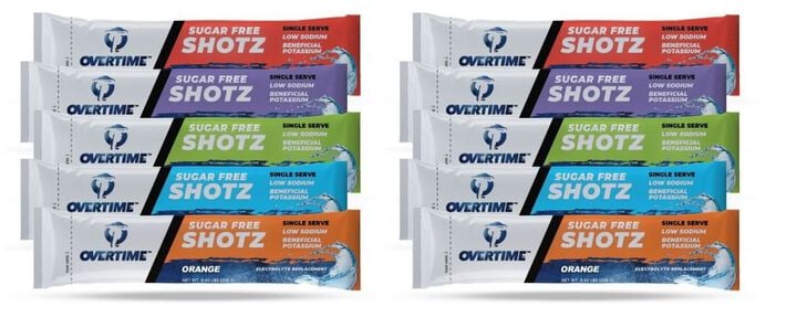 Overtime 200 gram Sugar-Free Electrolyte Replacement 10 Pieces