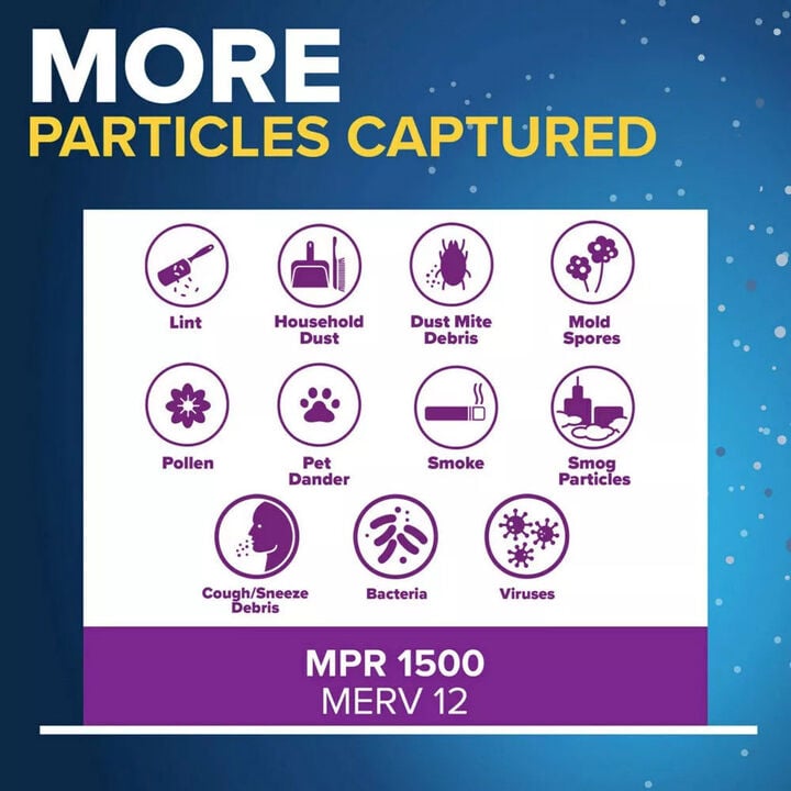 3M Filtrete 20 x 25 x 1-Inch 1500 MPR MERV 12 Allergen Defense Furnace Air Filter, 4-Pack, large image number 5