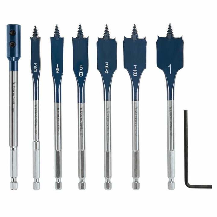 Bosch Daredevil Standard Spade Bit and Extension Set 6pc
