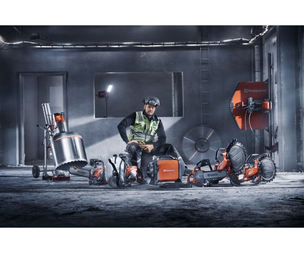 Husqvarna Construction K 7000 Chain Flushcut 7.4HP Electric Concrete Cutting Chainsaw Body Only Reconditioned, large image number 10
