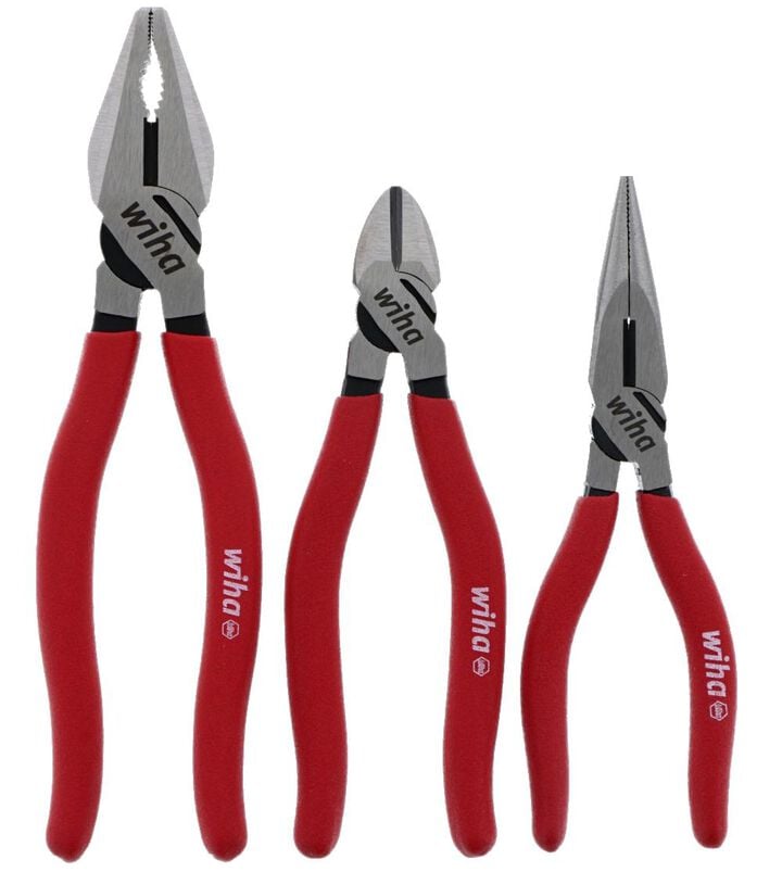 Wiha Soft Grip Pliers & Cutters Set 3 Piece