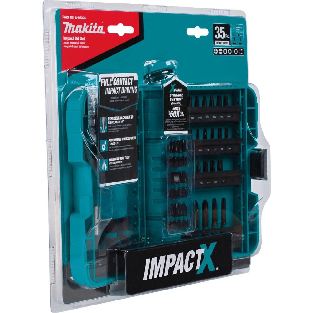 Makita 35 pc. Impact X Driver Bit Set A 98326 Acme Tools