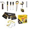 Stanley Jr Kids Wooden DIY Birdhouse Kit & Construction Play Tool Set 10 Piece Bundle, small image number 1
