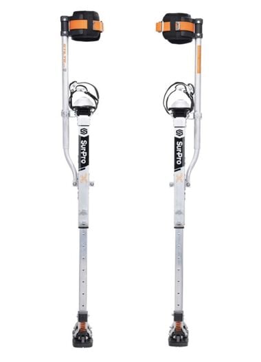 Surpro Premium Flex Foot Single Side Aluminum Stilts Size 21 to 31in