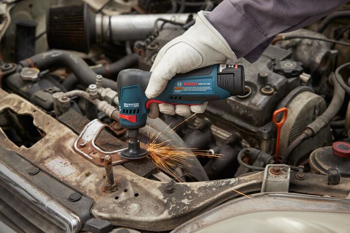 Bosch 12V 1/4 Inch Right Angle Grinder Kit, Reconditioned, large image number 8