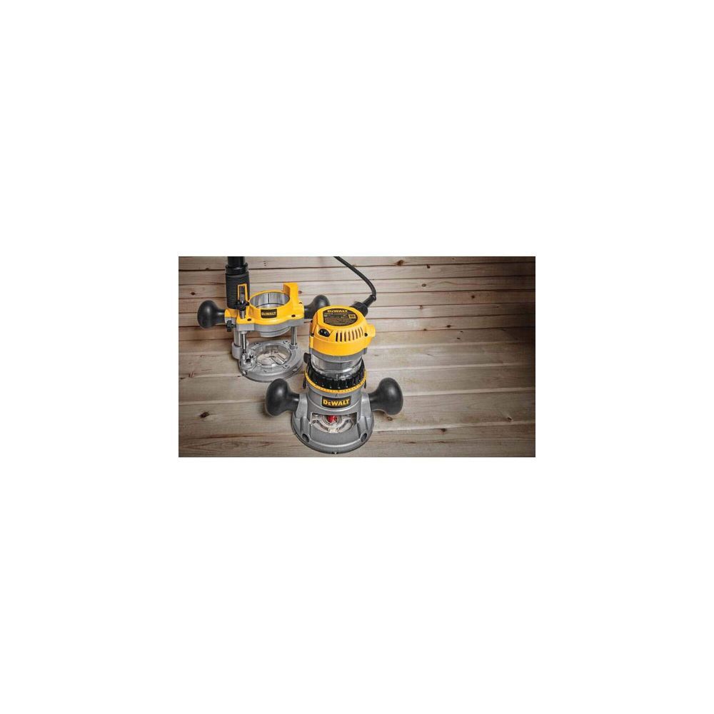 DEWALT 12 Amp 2-1/4 HP Plunge and Fixed Based Variable Speed Router, large image number 3