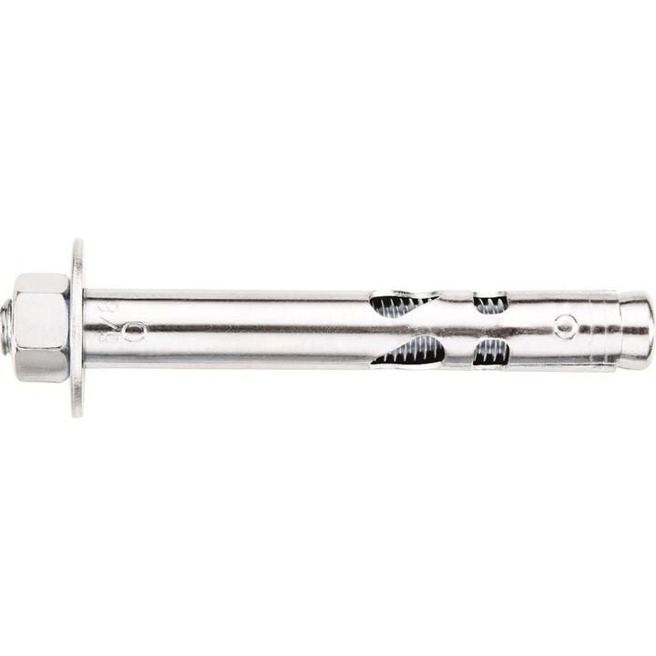 DEWALT Lok-Bolt AS 3/4 x 4-1/4 Inch Hex Head Concrete Sleeve Anchor 10 Pieces