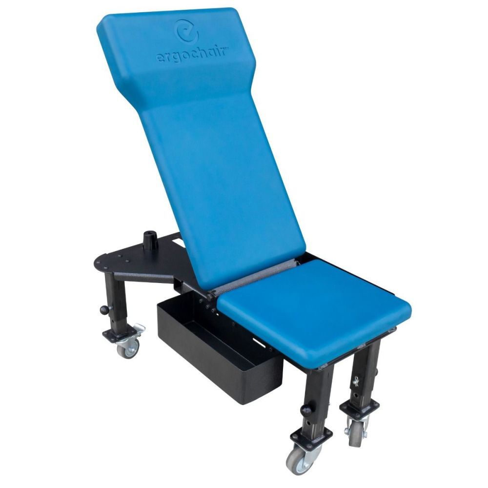 Ergochair Ergo-Scoot 350 Lbs Adjustable Mechanics Creeper Seat W/Risers, large image number 3