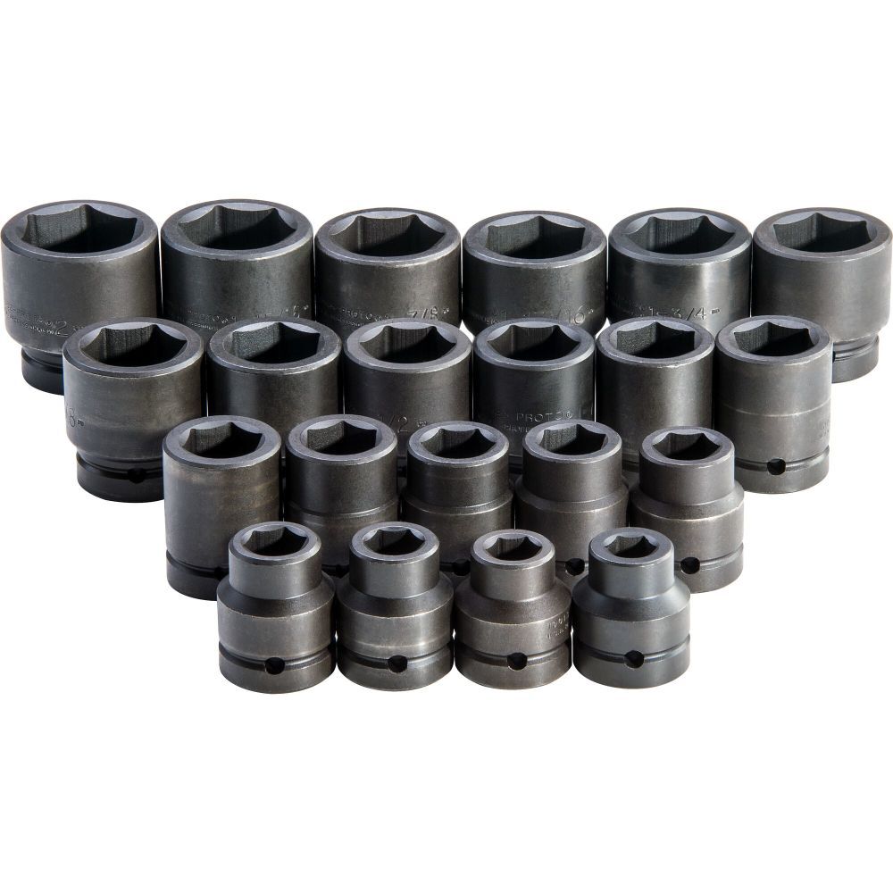 Proto 1 in 6 Point Impact Socket Set 21pc, large image number 1