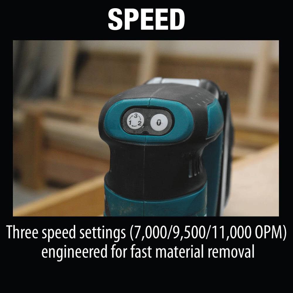 Makita 18V LXT Lithium Ion Cordless 5 in. Random Orbit Sander Tool only XOB01Z Acme Tools