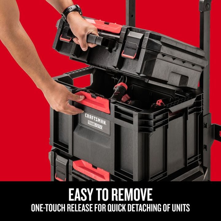 CRAFTSMAN TRADESTACK Tool Storage Crate, large image number 4