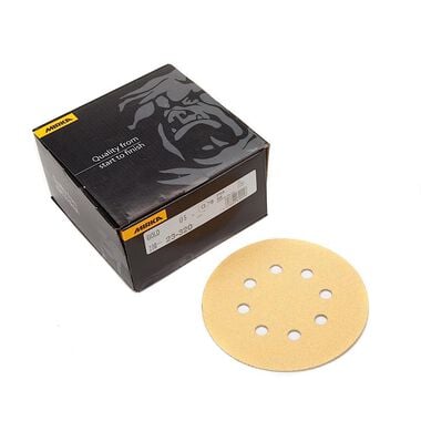 Mirka Gold 5 In. 8 Hole PSA Vacuum Disc P150