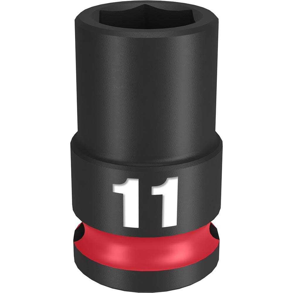 Milwaukee Impact Socket 3/8in Drive 11mm Standard 6 Point, large image number 1