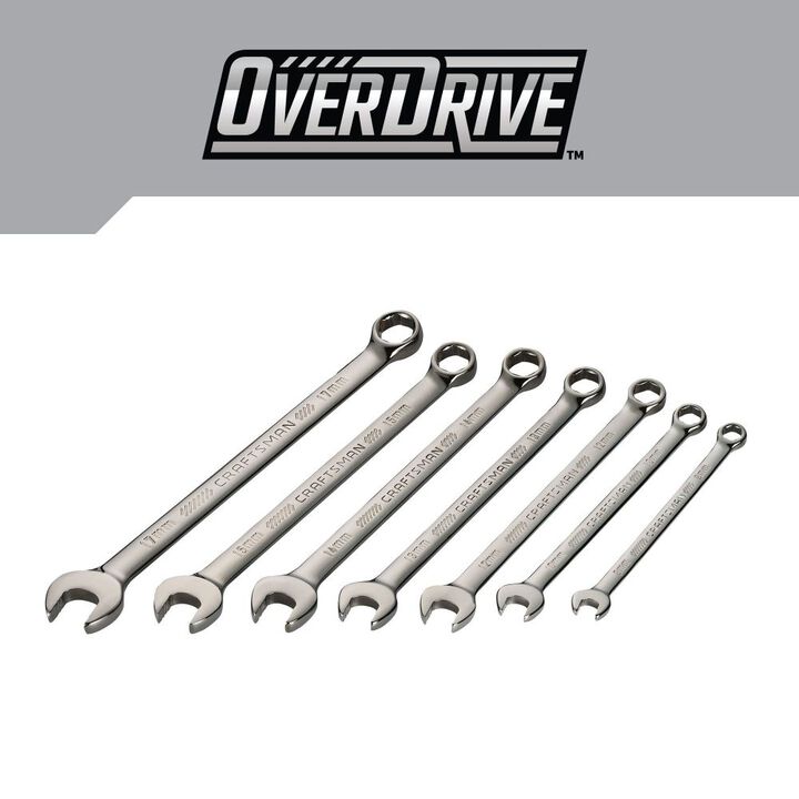 CRAFTSMAN OVERDRIVE MM Wrench Set, 7 Pieces, large image number 1