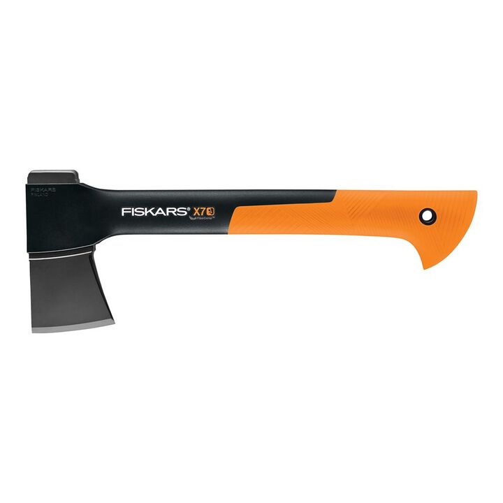 Fiskars 14 Inch Forged Steel Hatchet, Black and Orange, large image number 1