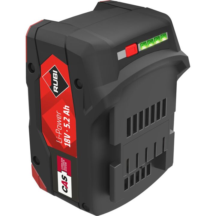 Rubi Tools Promotional RUBIMIX E-10 CAS 18V 5.2Ah Power Tool Battery Pack with Fuel Indicator, large image number 5