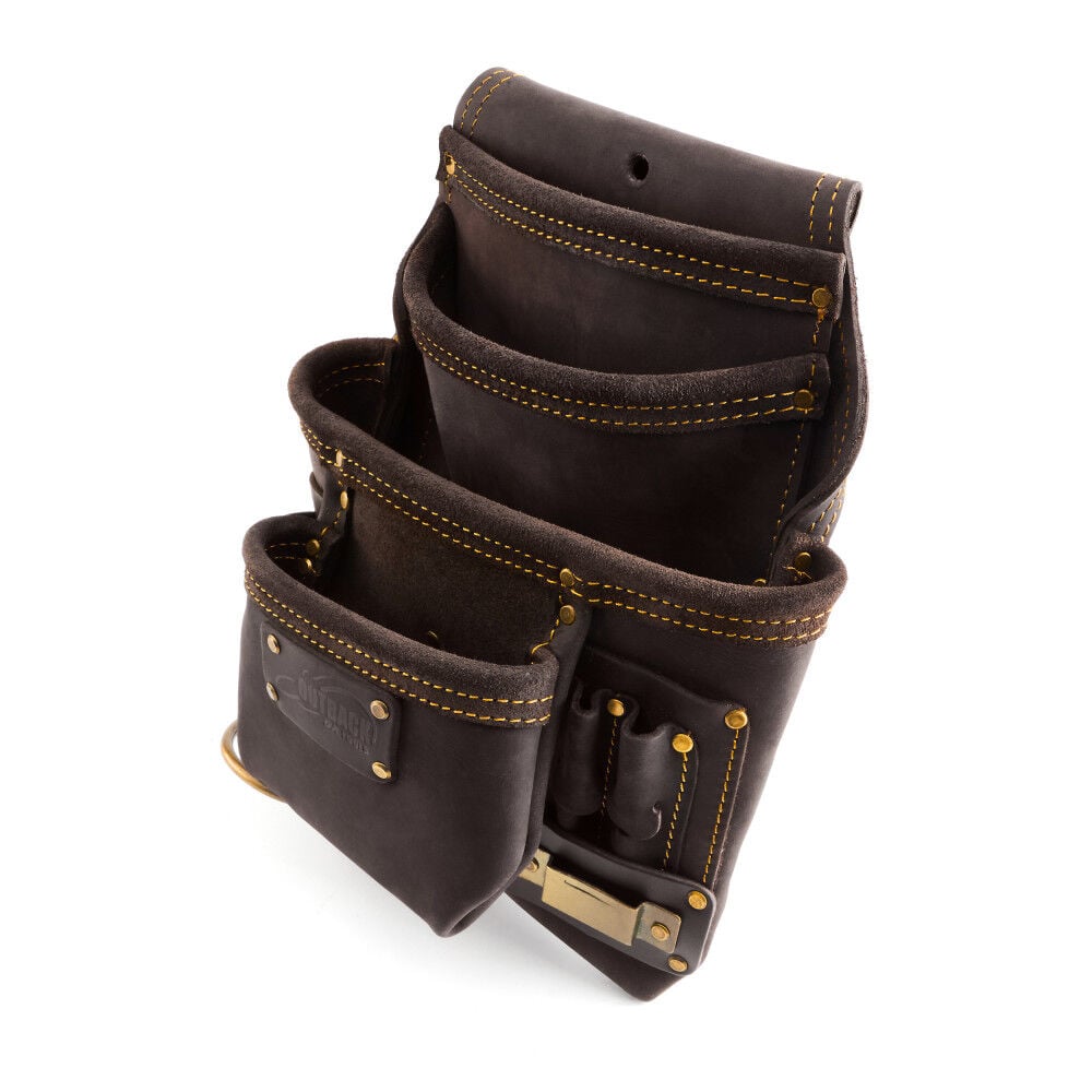 Ox Tools 10-Pocket Nail And Tool Pouch, Oil-Tanned Leather – OX-P263701