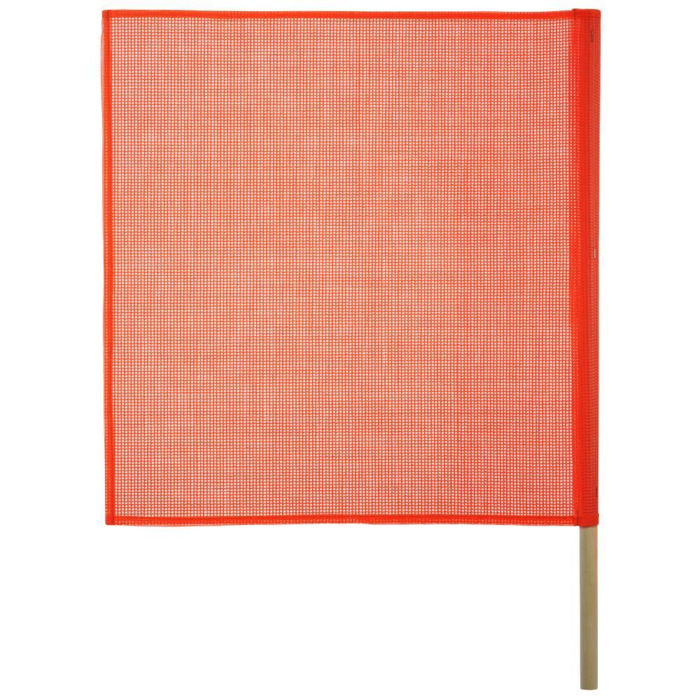 Keeper DOT Compliant 18In x 18In Mesh Safety Flag with Wooden Dowel, large image number 1
