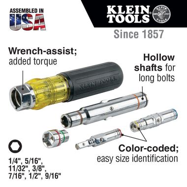 Klein Tools 7-in-1 Nut Driver, large image number 1