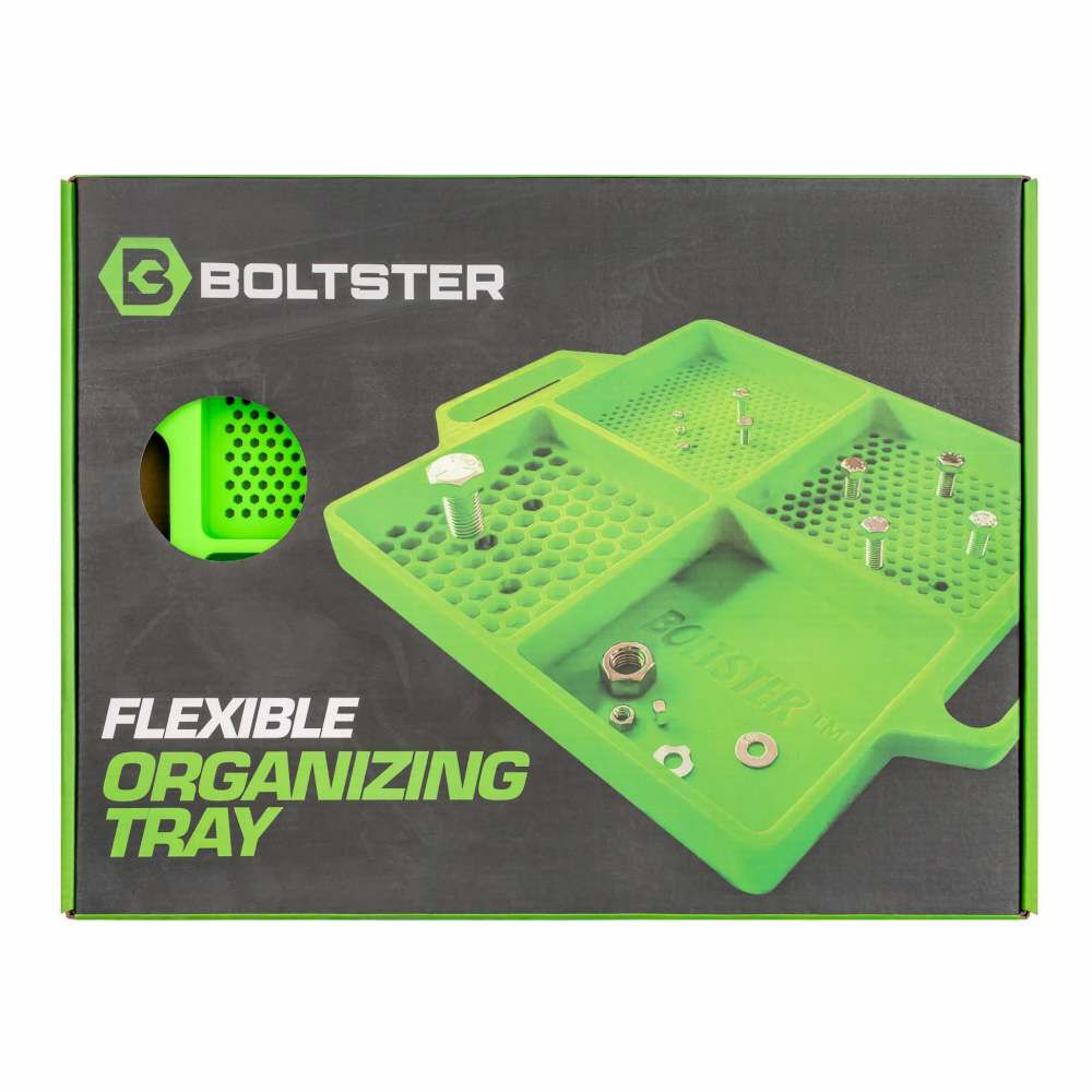 Boltster 4-Way Flexible Fastener Organizing Tray Green, large image number 2
