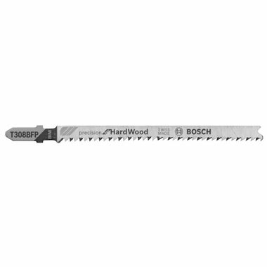 Bosch 5 Pc. 3-1/2 In. 12 TPI Precision for Hardwood Bi-Metal Jig Saw Blades, large image number 0