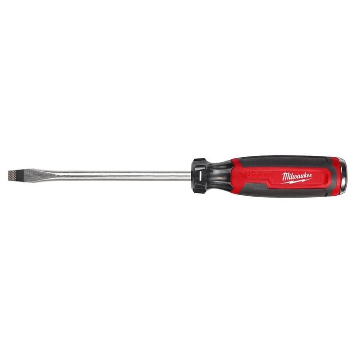 Milwaukee 5/16 Inch Slotted 6 Inch Cushion Grip Demolition Screwdriver, large image number 10