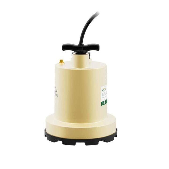 K2 Pumps 1/4 HP 115V Professional Grade Cast Aluminum Submersible Utility Pump, large image number 2