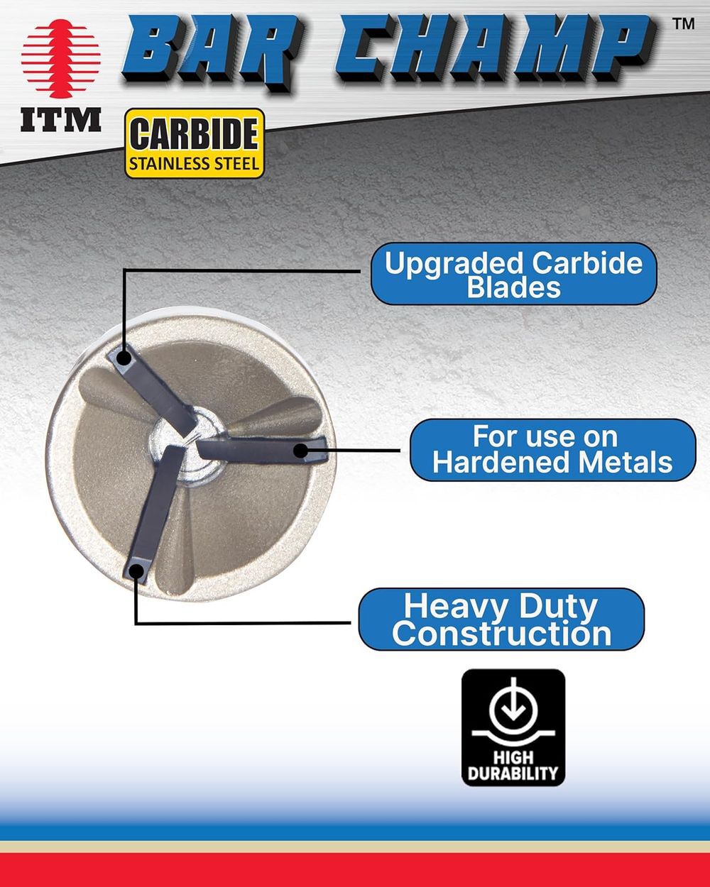ITM Small 1/8 - 3/4 Inch Carbide Blade Bar Champ Outside Reamer, large image number 2