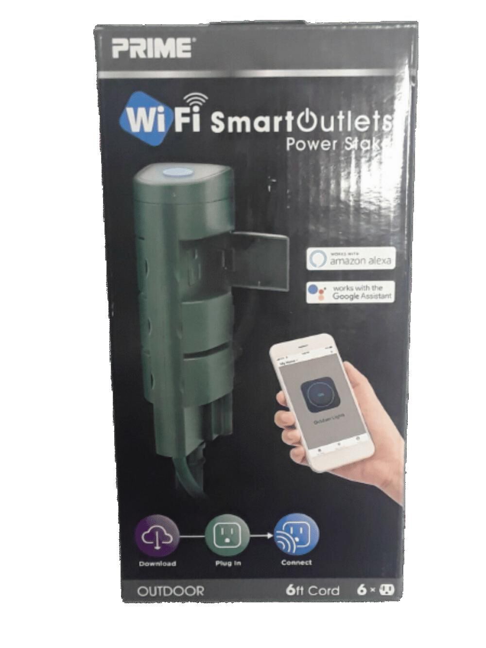 Prime 6 Outlet Outdoor WiFi Smart Power Stake, large image number 2