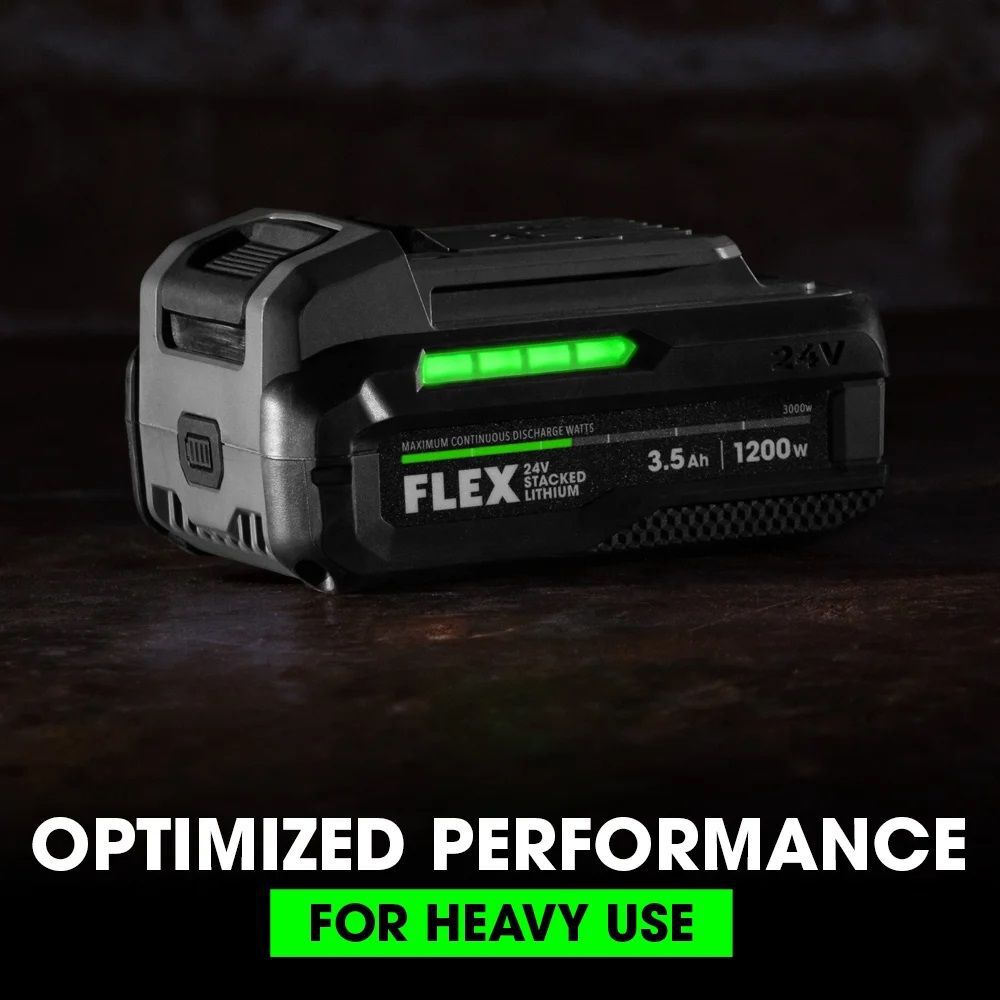 FLEX Stacked Lithium 24V 3.5Ah Lithium Ion Power Tool Battery Pack with Fuel Indicator, large image number 5