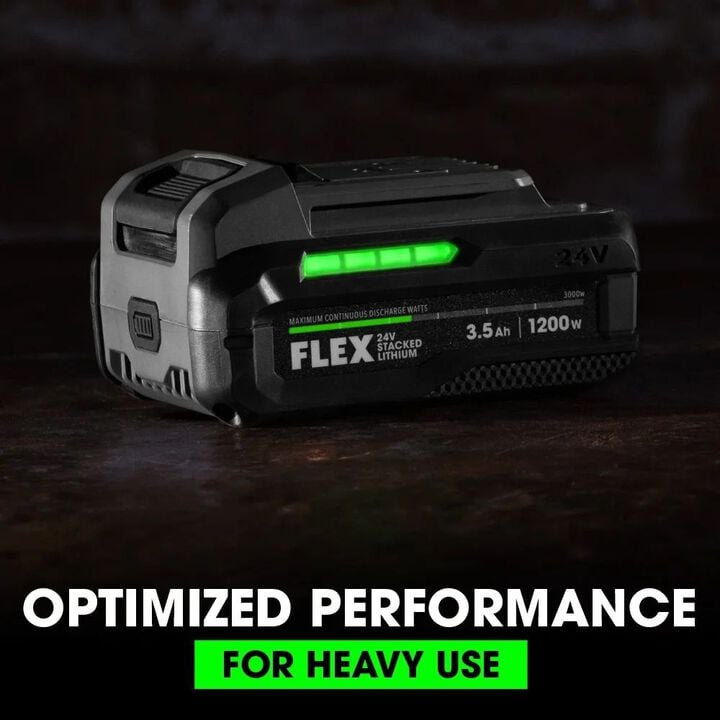 FLEX Stacked Lithium 24V 3.5Ah Lithium Ion Power Tool Battery Pack with Fuel Indicator, large image number 4