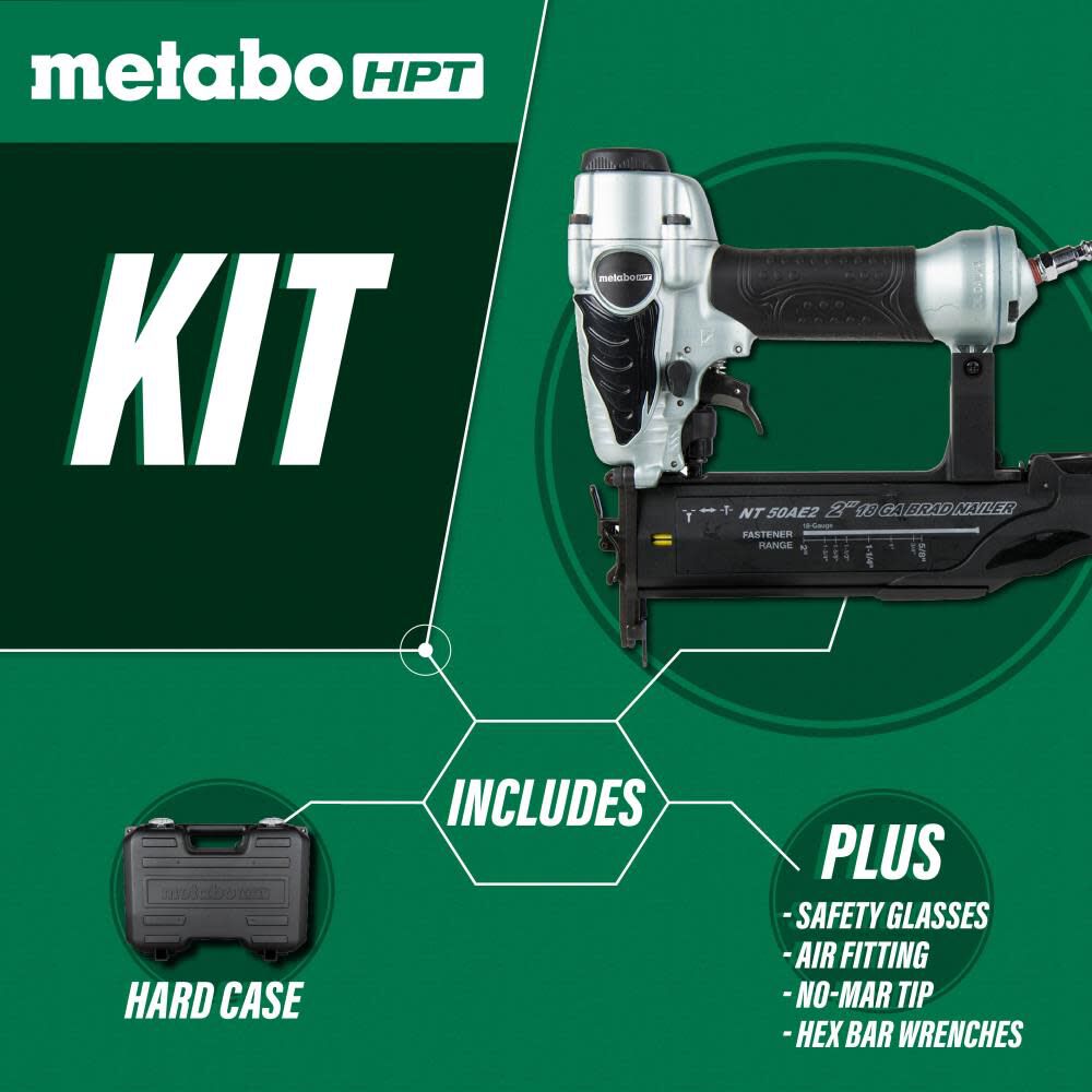 Metabo HPT Promotional 2 in 18 Gauge Finish Nailer, large image number 5