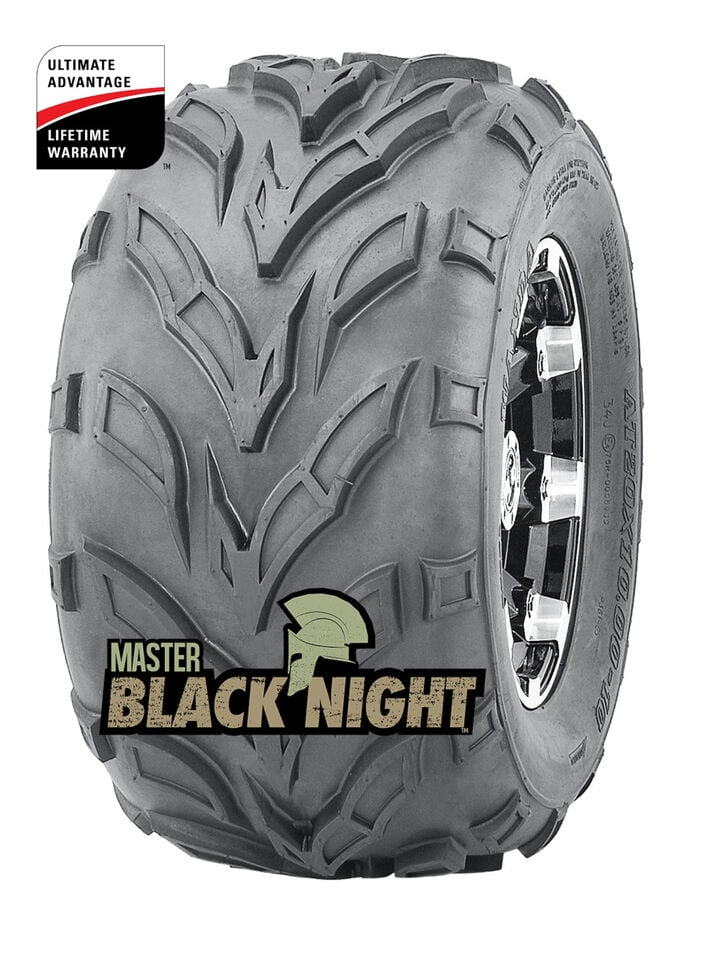 Master ATV 21x7.00-10 4P TL Black Night ATV Tire (Tire Only), large image number 1