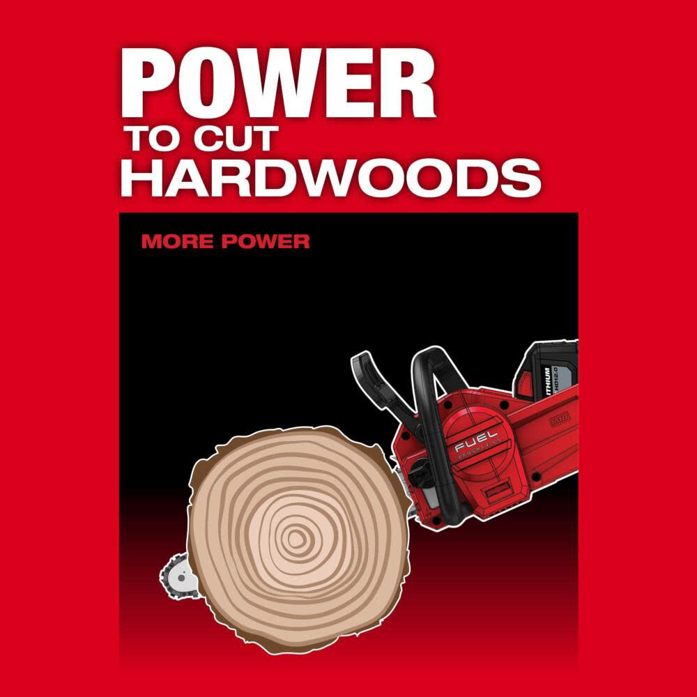 Milwaukee M18 FUEL 14 Inch Chainsaw (Bare Tool) Reconditioned, large image number 4