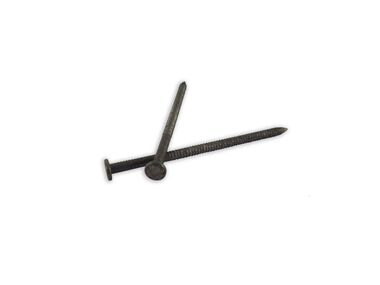 B and C Eagle WoodPro Pole Barn Heat Treated Ring Shank 20d Nails 5LB., large image number 0