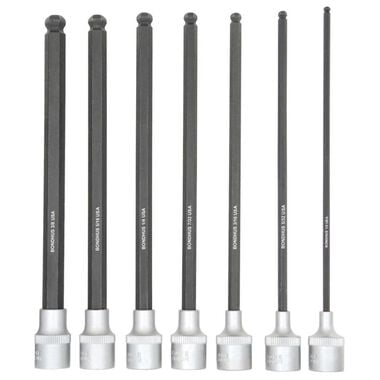 Bondhus Set 7 Ball End x 6 In. with Sockets 1/8 In. to 3/8 In., large image number 0